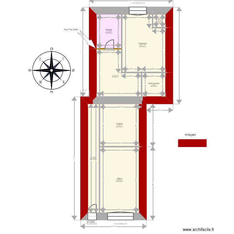 LEBBE - ML24002880. Plan de 17 pièces et 291 m2