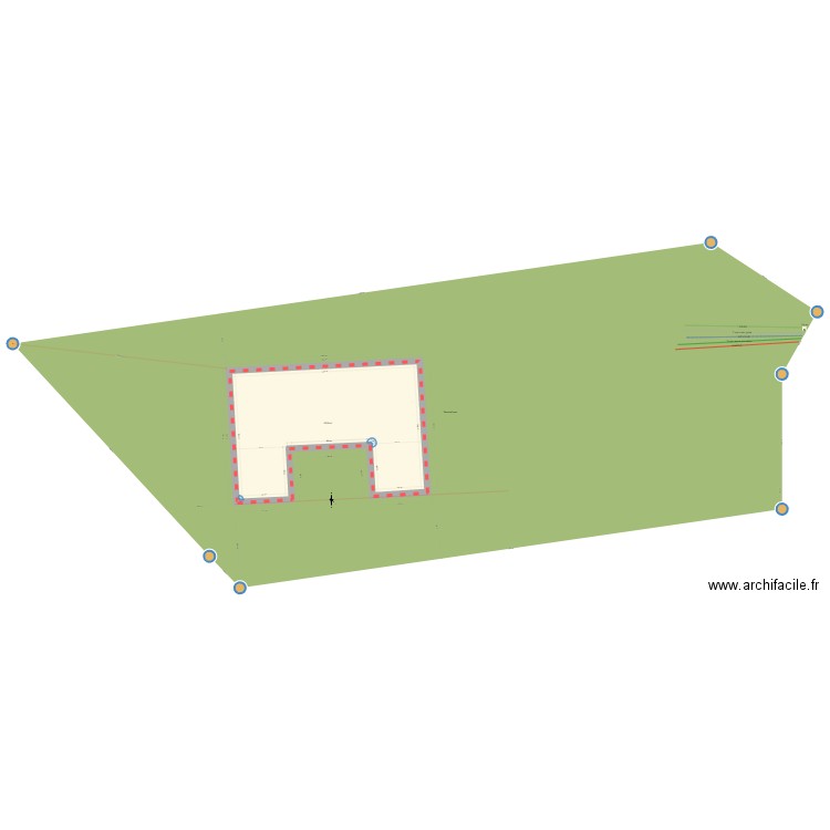 Implantation . Plan de 0 pièce et 0 m2