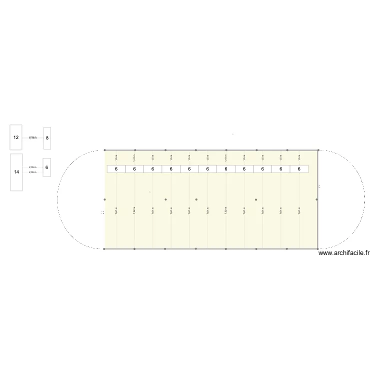 Diner mariage v2. Plan de 1  et 211 m²