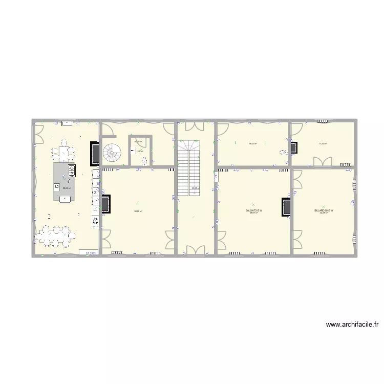 PLAN RDC GM. Plan de 9  et 248 m²