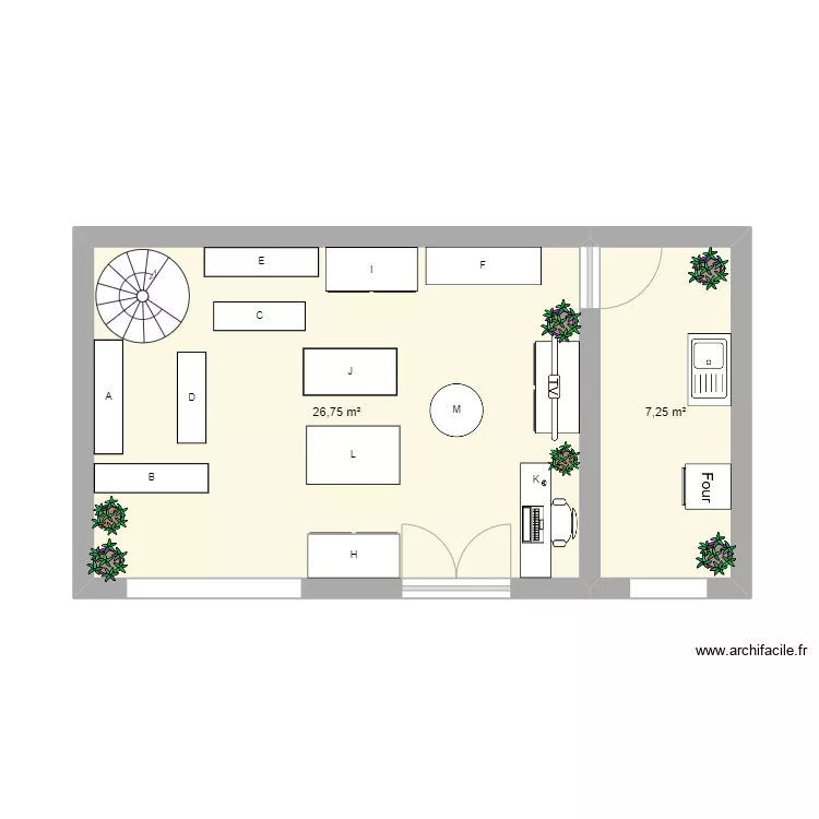 plan du magasin. Plan de 