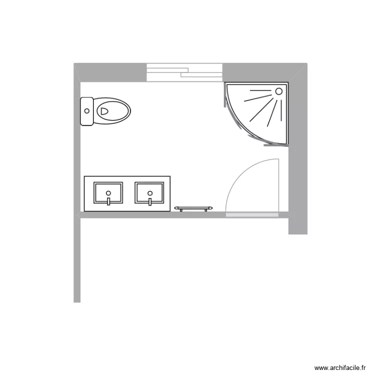 SALLE D EAU 2. Plan de 