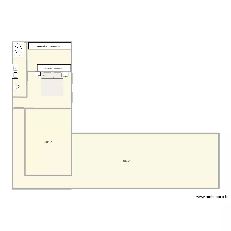 Maison containers 1. Plan de 3 et 112 m² Maison containers 1. Plan de 3 et 112 m²