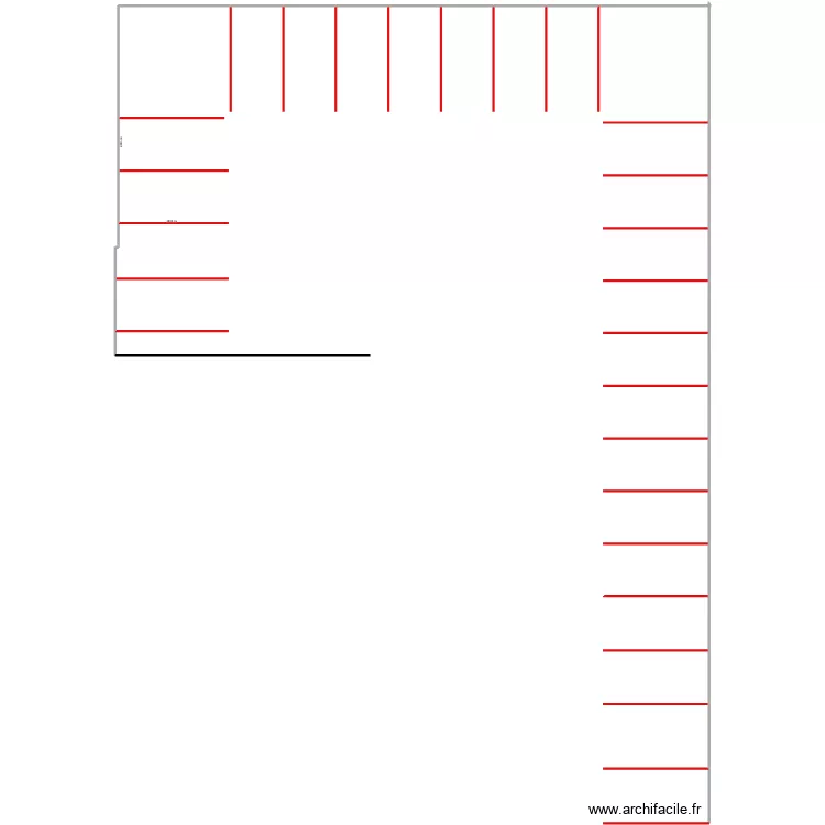 Tracage parking. Plan de 0 pièce et 0 m2 Tracage parking. Plan de 0 pièce et 0 m2