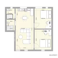 Plessis 46m&sup2; plan 2