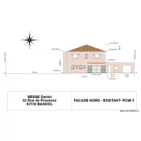 BESSE - fa&ccedil;ade NORD projet 2