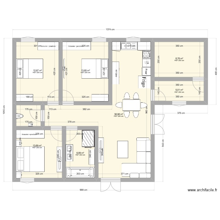 Therese / Tristan projet bis. Plan de 0 pièce et 0 m2