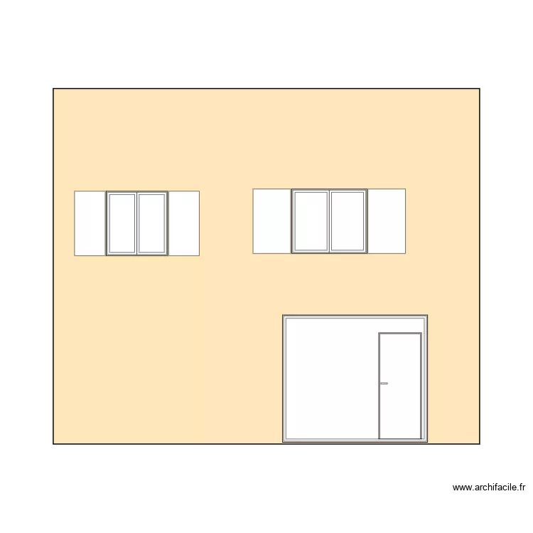 Fa&ccedil;ade Renoir. Plan de 