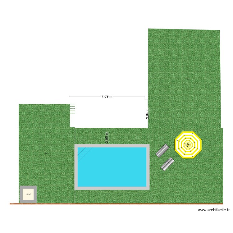 projet piscine. Plan de 0 pièce et 0 m2