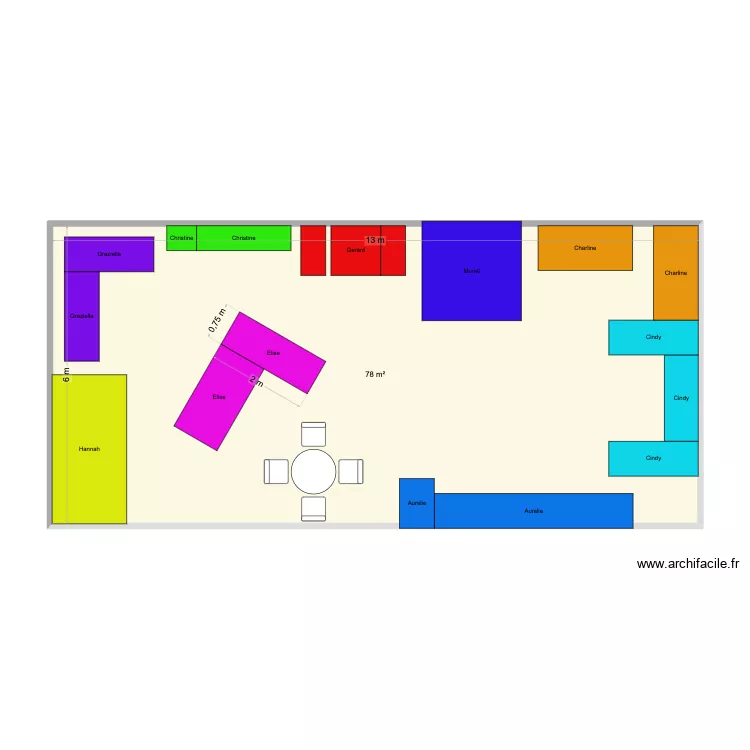 feno 2026. Plan de 1 Pièce et 78 m² feno 2026. Plan de 1 Pièce et 78 m²