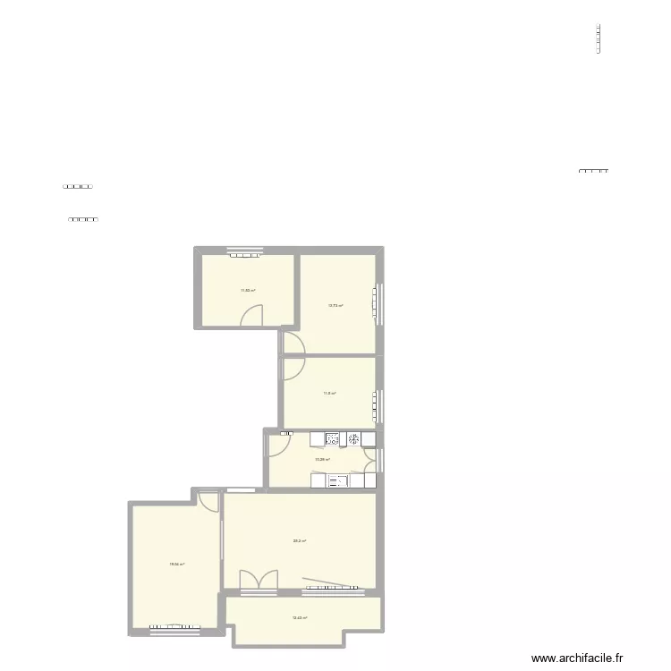 Sal&egrave;ve 5. Plan de 7  et 104 m²