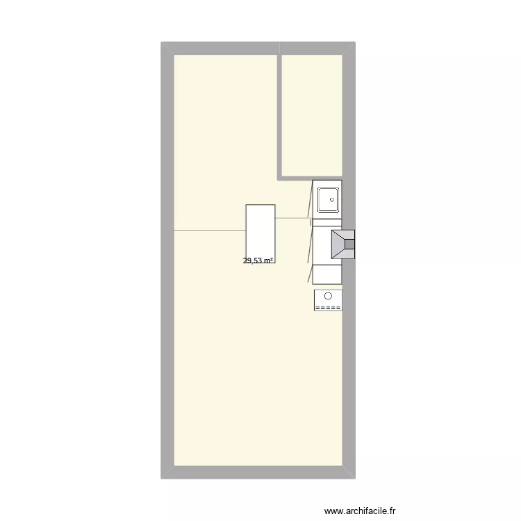 shona. Plan de 1  et 30 m²