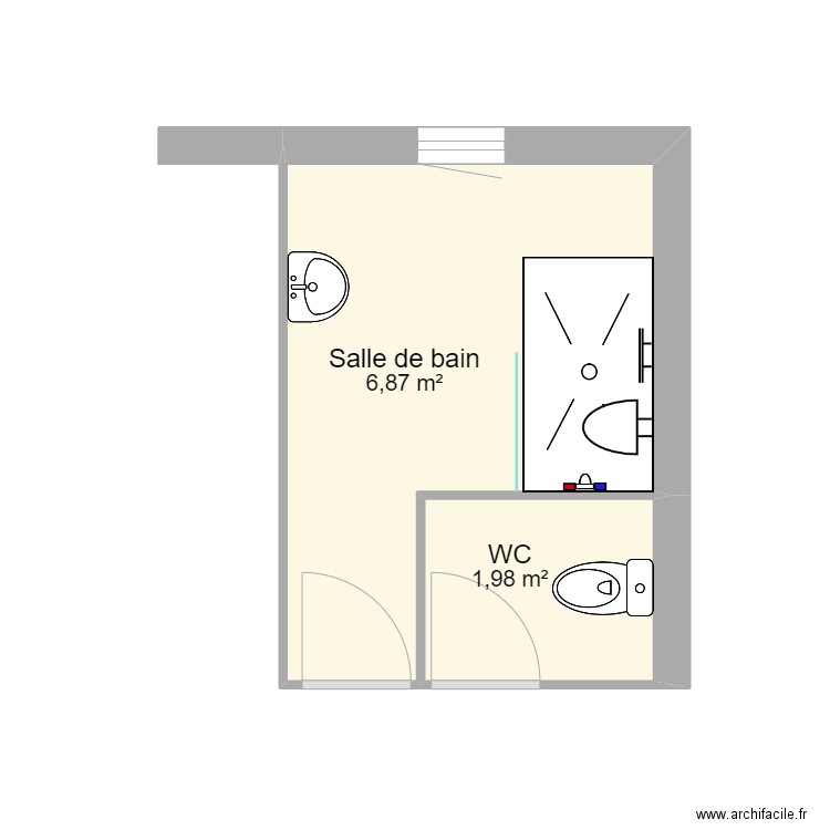 FRECON. Plan de 0 pièce et 0 m2