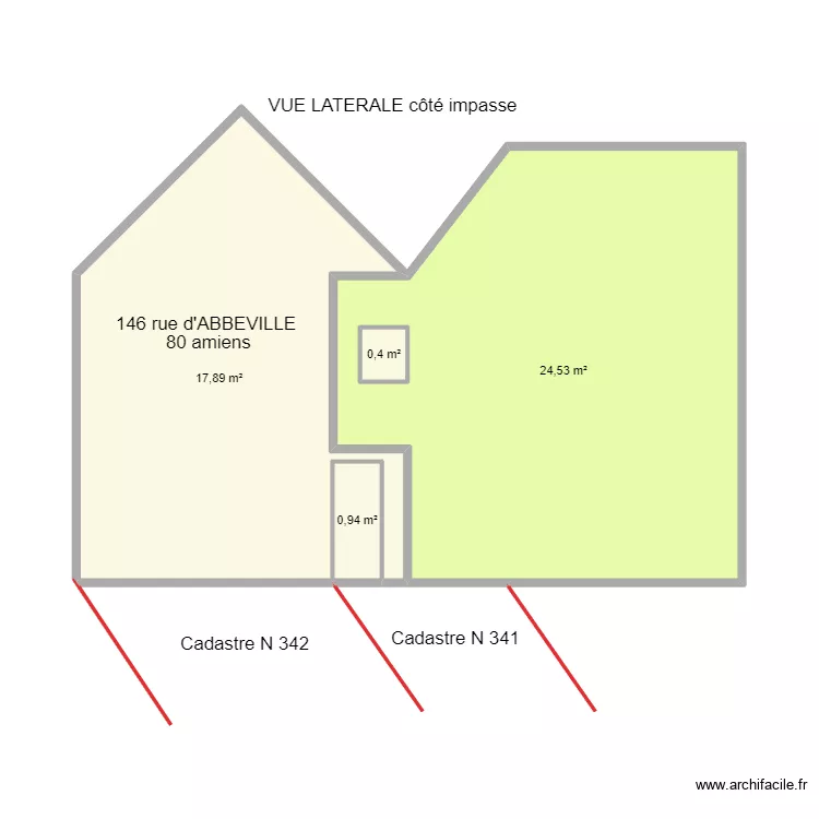 plan 146 route d abbeville. Plan de 