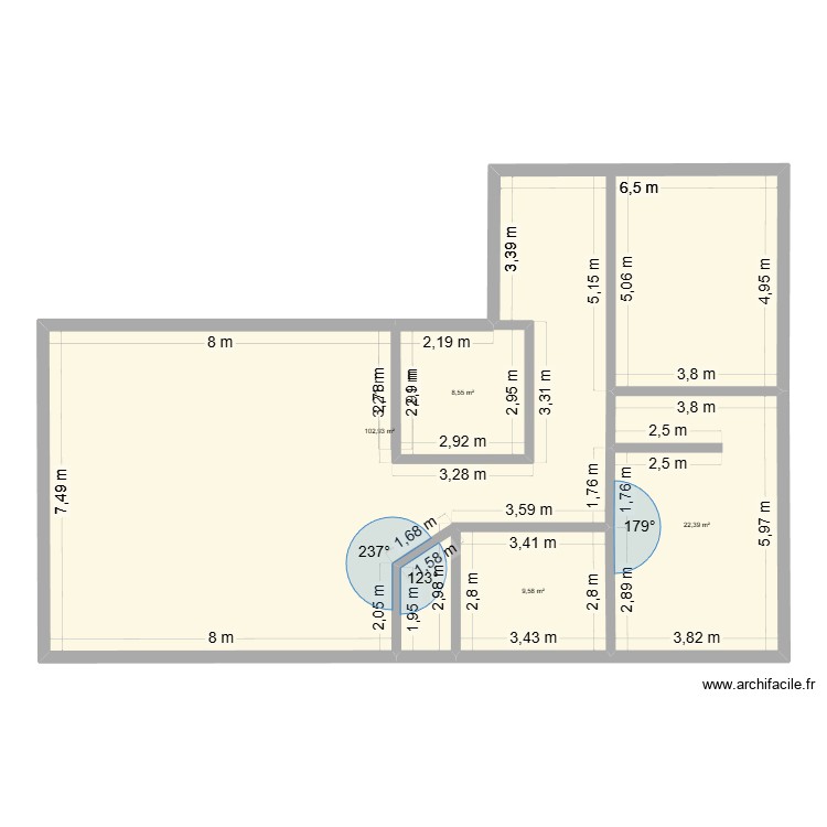 la Vialle c. Plan de 0 pièce et 0 m2