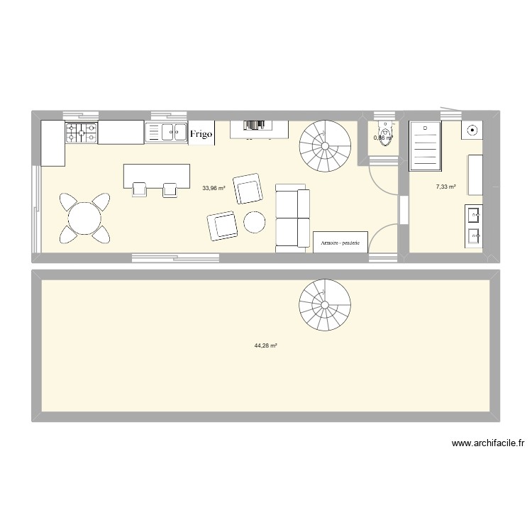 test. Plan de 0 pièce et 0 m2