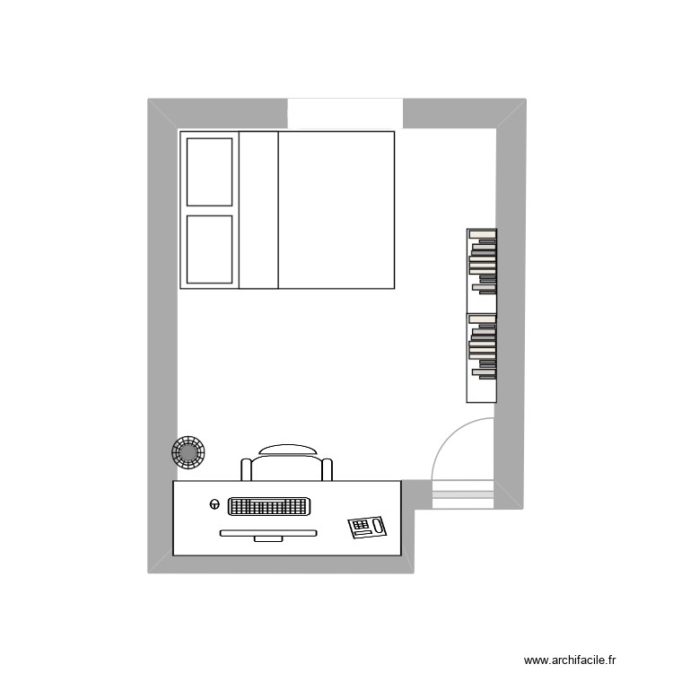 CHAMBRE CHOUPI. Plan de 0 pièce et 0 m2