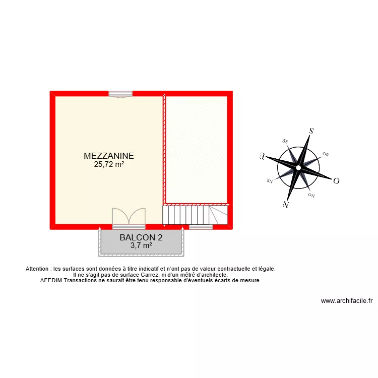 BI 35967. Plan de 14  et 166 m²