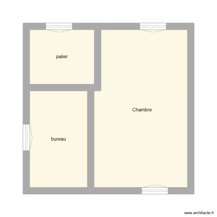 lascaud &eacute;tage &eacute;tat initial. Plan de 