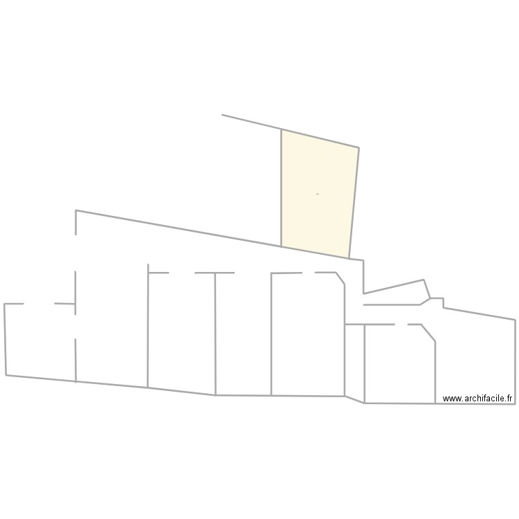institut. Plan de 1 pièce et 520 m2