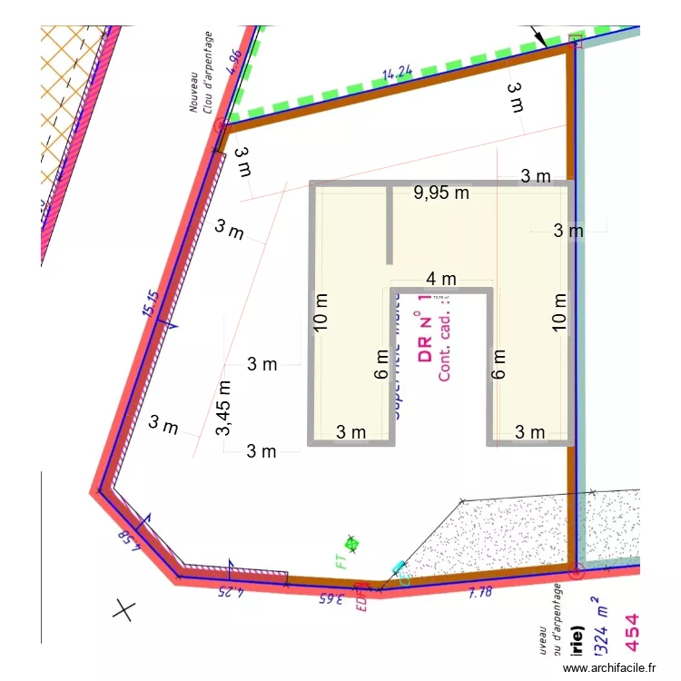 MINI. Plan de 1 et 76 m² MINI. Plan de 1 et 76 m²