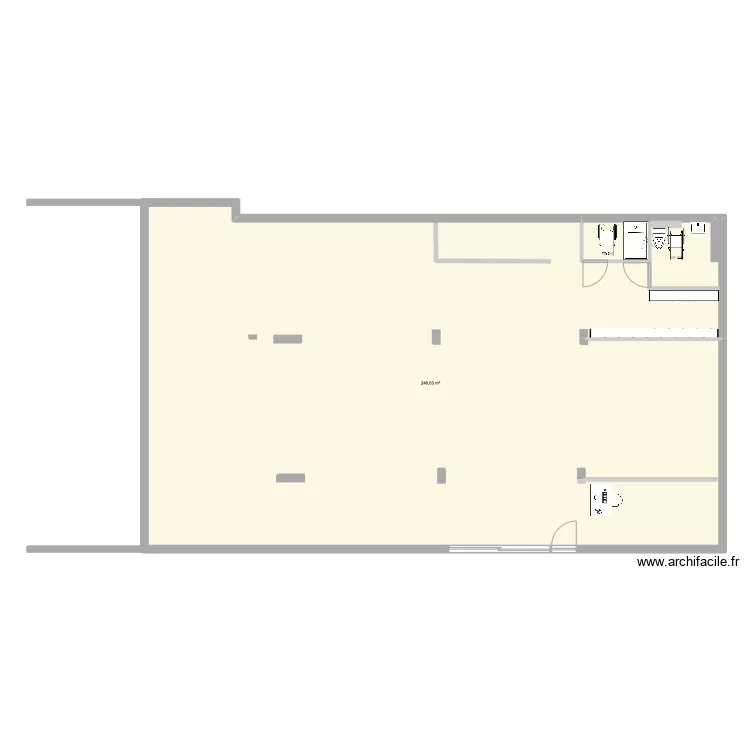 SALLE DE SPORT. Plan de 