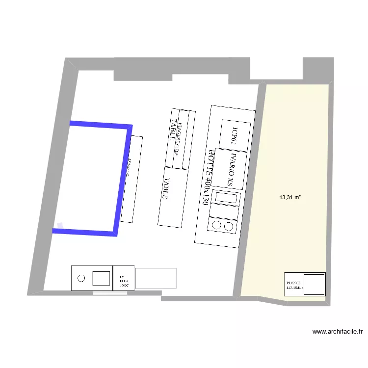 OSTAL CAUSSE. Plan de 