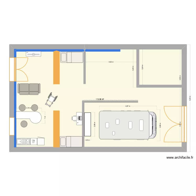 michel coloc. Plan de 1 et 113 m² michel coloc. Plan de 1 et 113 m²