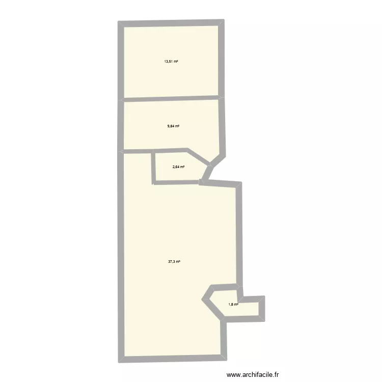 thionville. Plan de 5  et 65 m²