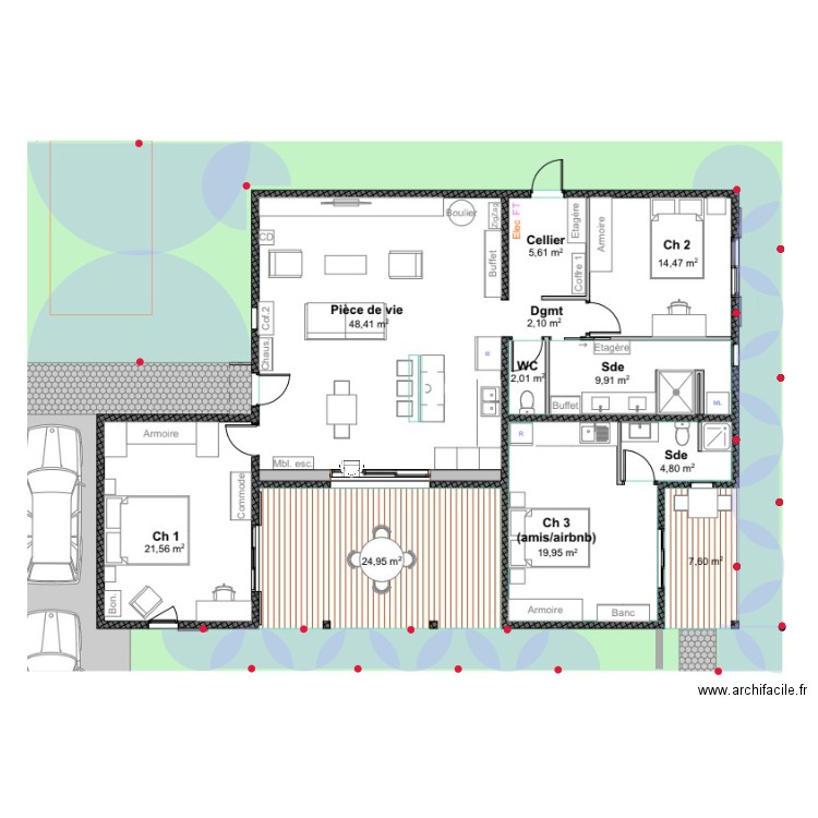 plan V2. Plan de 0 pièce et 0 m2