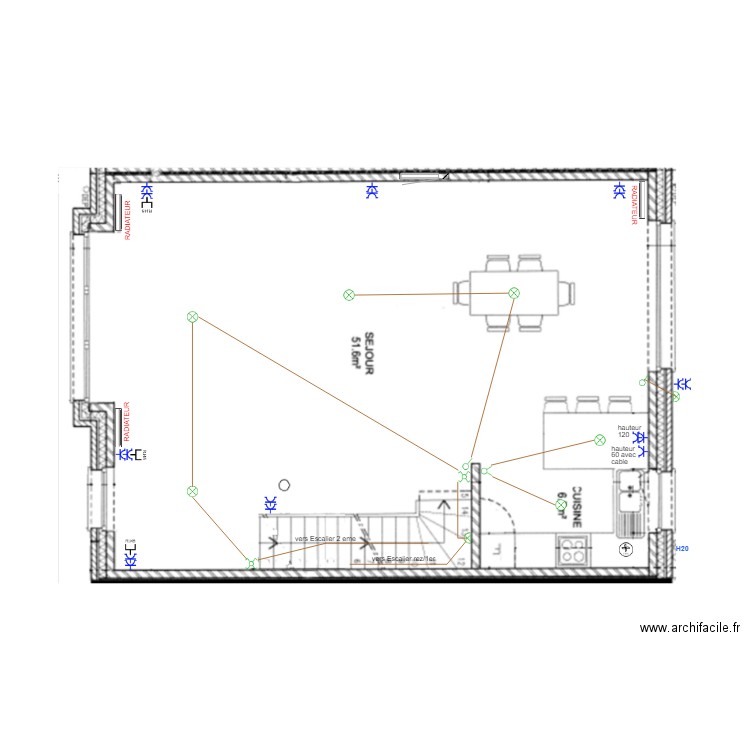 plans TS maison B 1er etage . Plan de 0 pièce et 0 m2