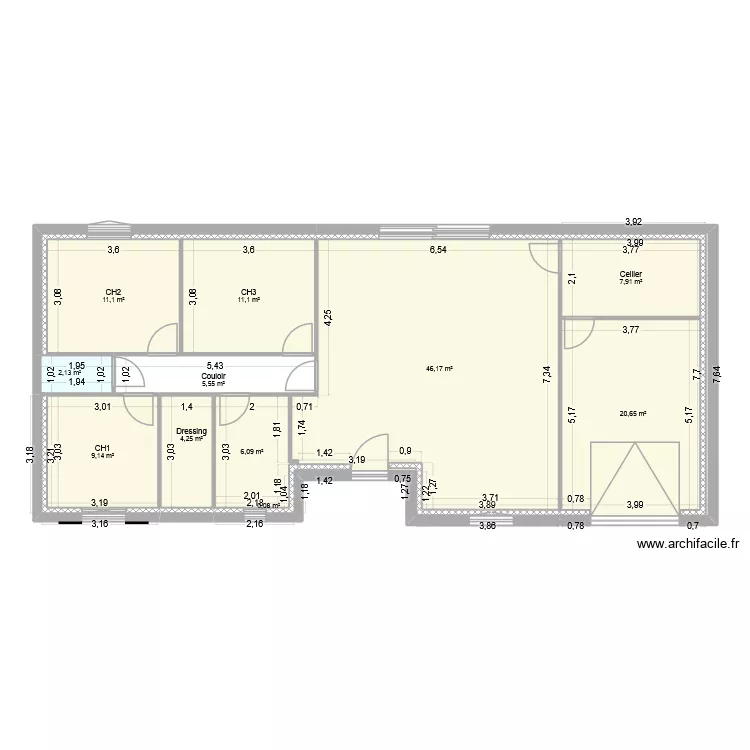 interieur. Plan de 14 et 125 m² interieur. Plan de 14 et 125 m²