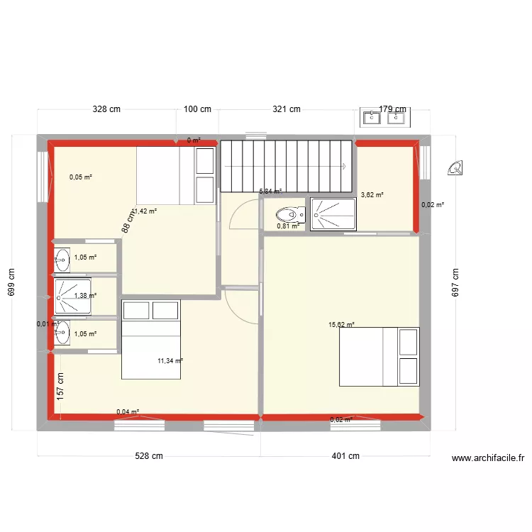 etage elect. Plan de 