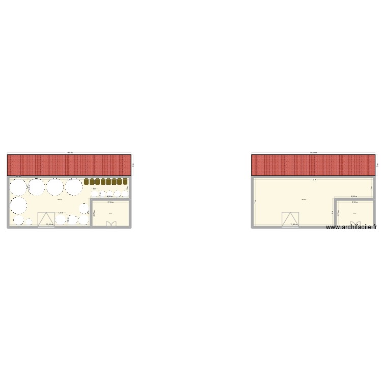 Mas Pedro-Marius. Plan de 4 pièces et 236 m2