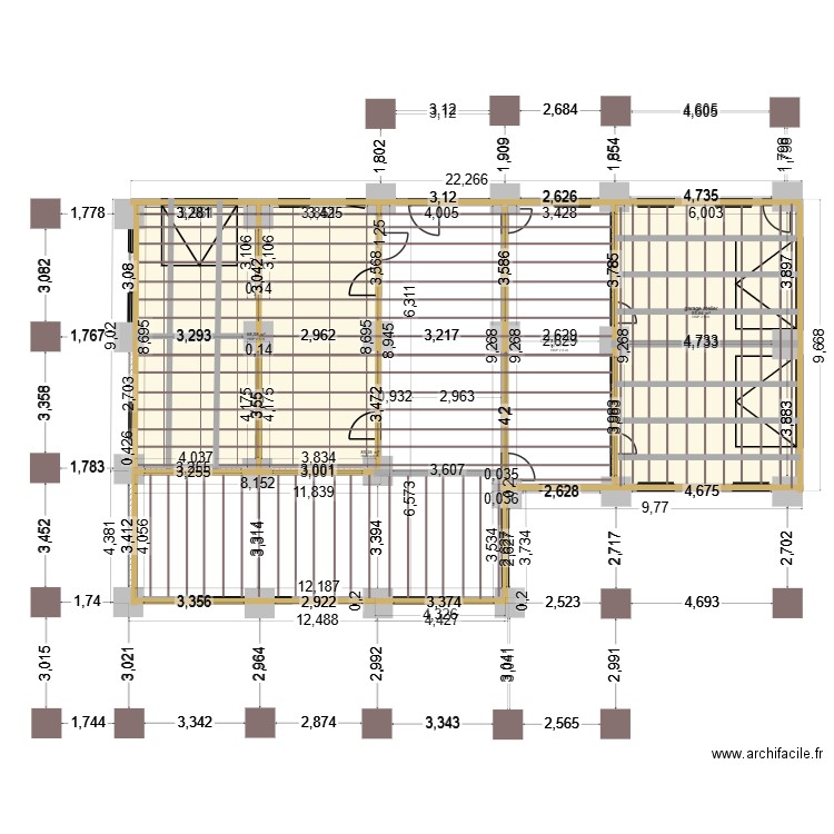 DAVID NADIA 1.5. Plan de 4 pièces et 241 m2