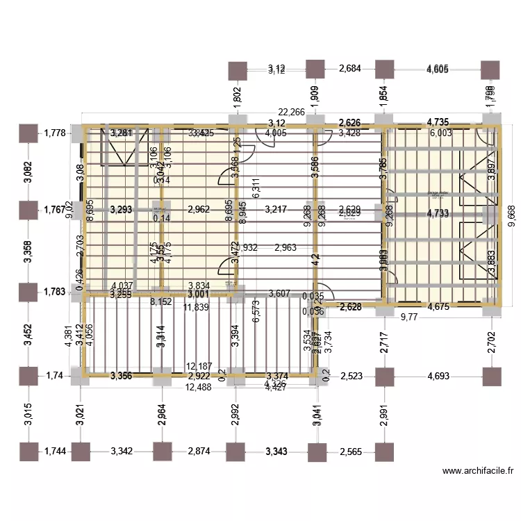 DAVID NADIA 1.5. Plan de 4 pièces et 241 m² DAVID NADIA 1.5. Plan de 4 pièces et 241 m²