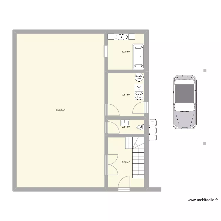Maison de mes rêves. Plan de 5 et 89 m² Maison de mes rêves. Plan de 5 et 89 m²