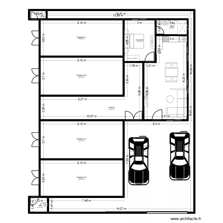 plan RDC. Plan de 11 Pièces et 286 m² plan RDC. Plan de 11 Pièces et 286 m²