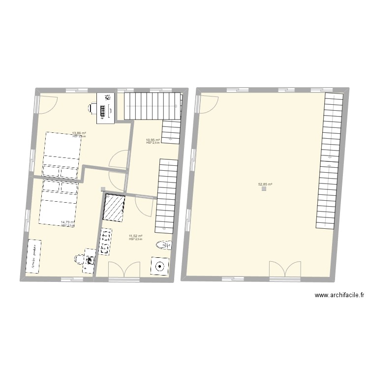 Test Maison. Plan de 0 pièce et 0 m2