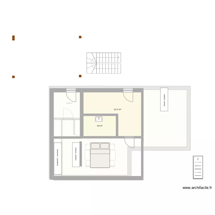 Plan3. Plan de 10 Pièces et 106 m² Plan3. Plan de 10 Pièces et 106 m²