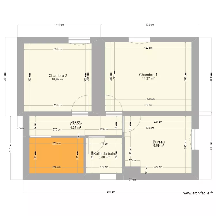 Praz Bûchons 4 - V2. Plan de Praz Bûchons 4 - V2. Plan de