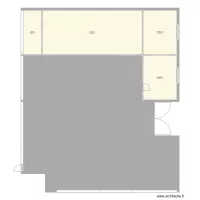 plan restaurant la petite halte avant travaux