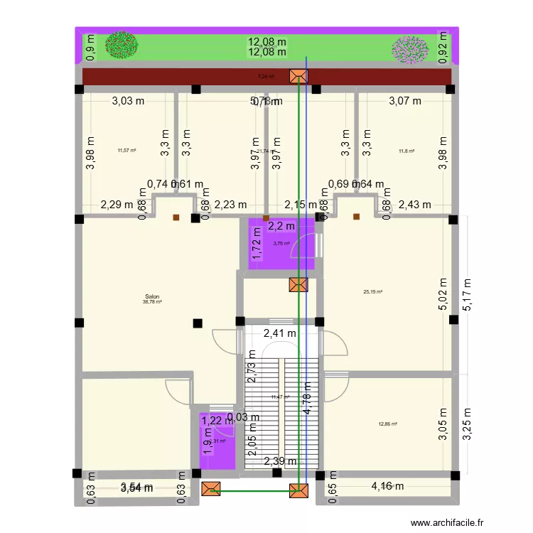 Ramzi2. Plan de 13 et 163 m² Ramzi2. Plan de 13 et 163 m²