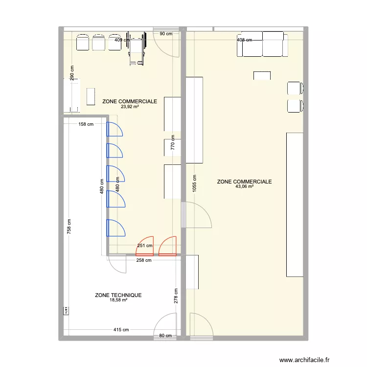 SQ BAYONNE vide 2025. Plan de 