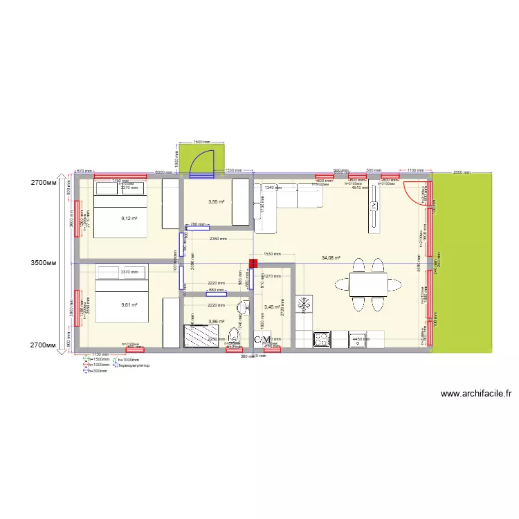 Путятино 72. Plan de 