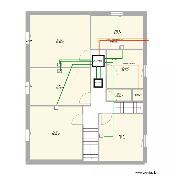 LANCENOT. Plan de 10 et 79 m² LANCENOT. Plan de 10 et 79 m²