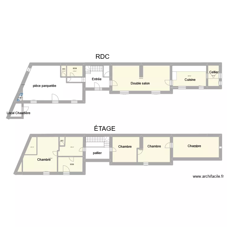 Vente 13 R de l'E. Plan de 