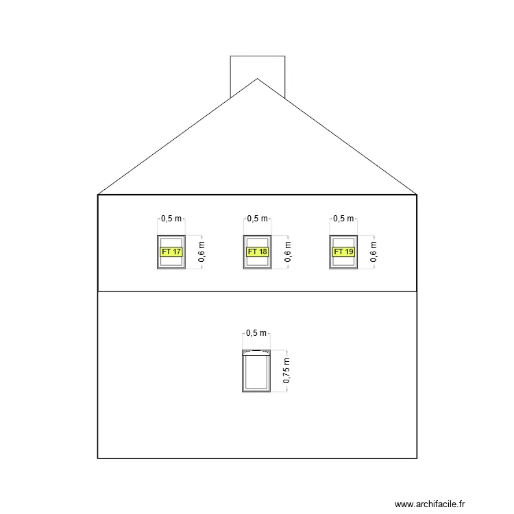 Hwol Pignon Nord Appenti. Plan de Hwol Pignon Nord Appenti. Plan de