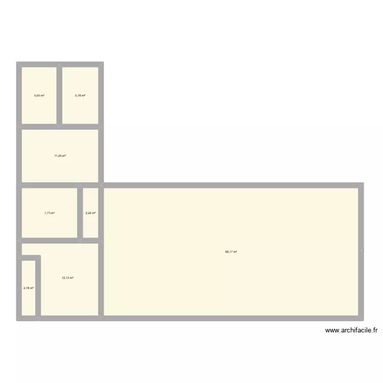 AAA. Plan de 8 et 136 m² AAA. Plan de 8 et 136 m²