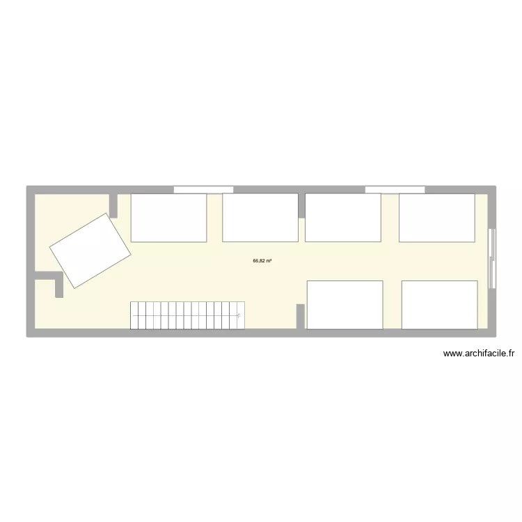 Meunerie Moulin. Plan de 